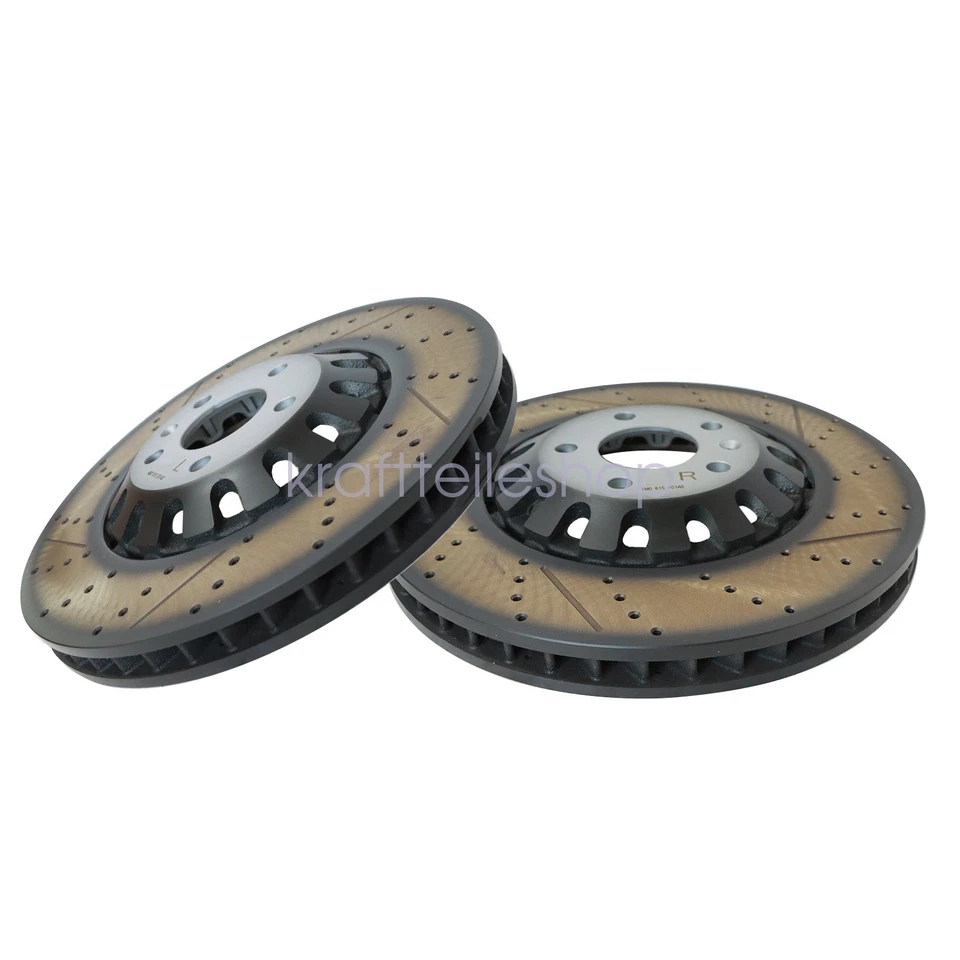 2x Bremsscheibe 375x36mm für Audi S4 S5 A6 A7 A8 SQ5 Q7 Q8 E-Tron VW Touareg DE - Bild 4 von 4