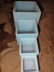 Four Piece Cube Molds
