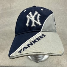 Vintage New York Yankees Hat Cap Navy Blue Twins Enterprise NY Logo Baseball MLB