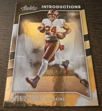 2020 Panini Absolute - Introductions Antonio Gibson #I-AG (RC)