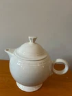 Vintage Homer Laughlin Fiesta White Teapot