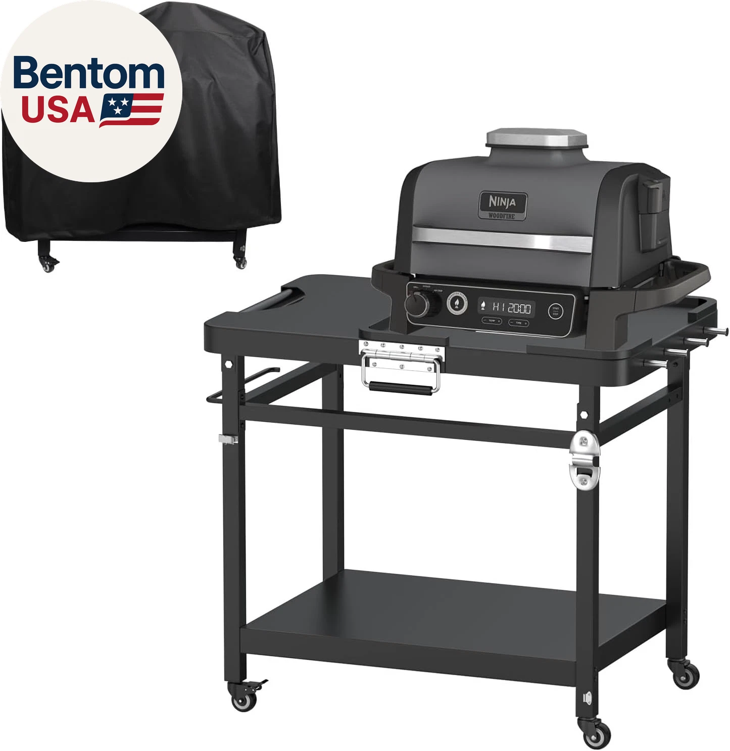 Universal Grill Stand for Ninja Woodfire Outdoor Grills,Portable Foldable Grill
Opens in a new windo
