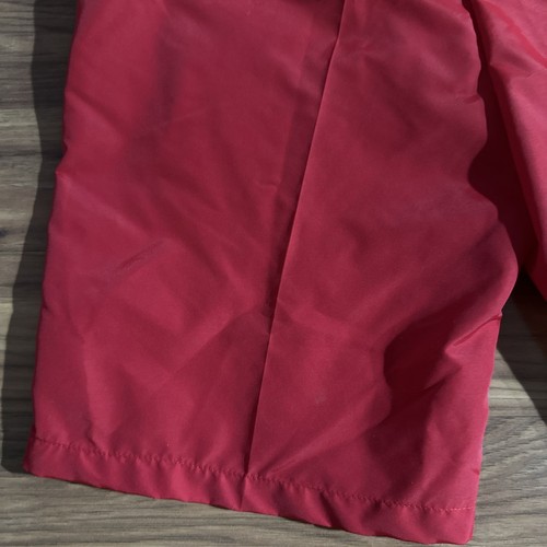 Vintage Weekender Nylon Swim Trunks Mens Large Red 90s Beach Shorts Made USA - Picture 20 of 20