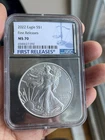 2022 American Silver Eagle 1 Oz NGC Ms70 First Release