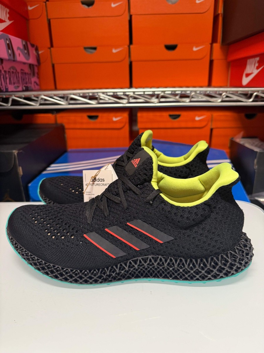 Adidas Men's Futurecraft 4D Shoes Black Neon GZ8626 | eBay