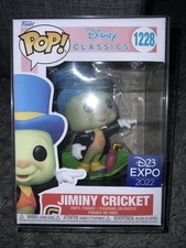 Funko Pop! Vinyl: Disney - Jiminy Cricket - D23 Expo Funko (Exclusive) #1228