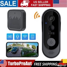 Smart Wireless WiFi Doorbell Camera Phone Door Ring Video Intercom Security Bell