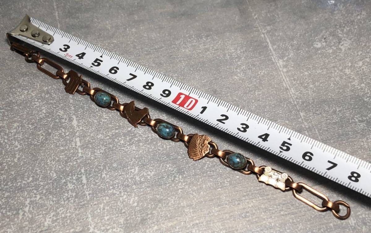 Solid copper turquoise bracelet SOLID COPPER copp… - image 9
