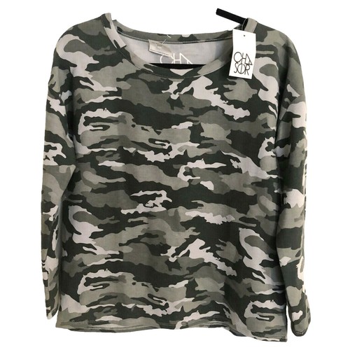 Blouse noir pailletée, marque Patrice Breal, taille 38 - Vêtements