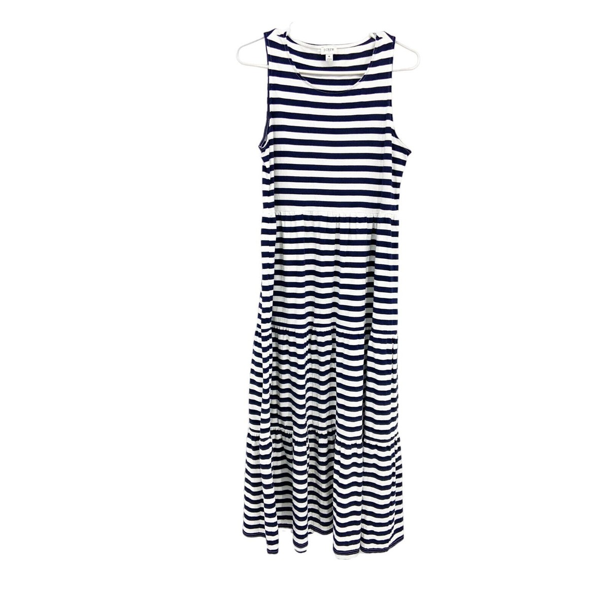 knee length dresses for ladies New With Tags J.Crew Striped Maxi Dress UK 6 – My Circular Wardrobe main image 1