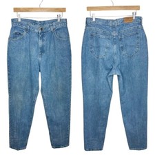 Vintage Lee High Waist Medium Wash Straight Leg Denim Jeans
