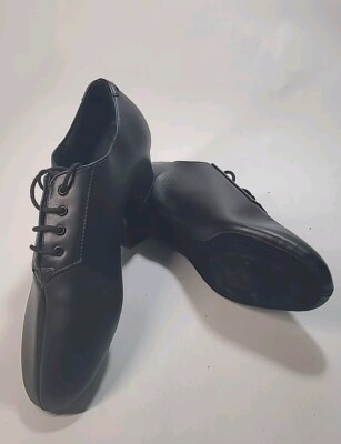 Very Fine Dance Shoes (S420) Black, Men's US Size 9, Heel 2 Inch