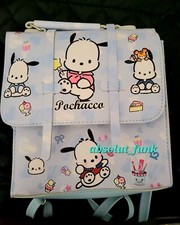Cute Kawaii Pochacco Mini Backpack in Blue for Casual or Theme Parks
