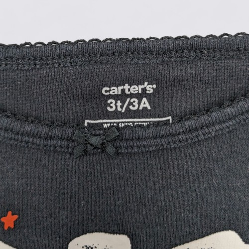 Carter's Halloween Glow in Dark Skeleton 2-Piece PJs Pajama Set Size 3T/3A - Picture 3 of 4