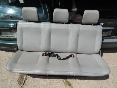 VW T4 Transporter Caravelle 3er Sitzbank Rücksitz 3-Sitzer Kunstleder F94876