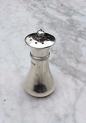 pepper pot english silver sterling 1911 vintage