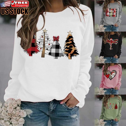 Women's Casual Christmas Jumper Ladies 
