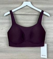 Lululemon Run Times Bra Size 36E High Support Arctic Plum ARCP 26446.