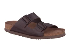 Mephisto Nerio Dark Brown Scratch Comfort Sandal Slide Men's US sizes 7-15/40-48