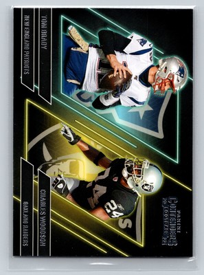 Carte Tom Brady & Charles Woodson – Michigan College – Panini 2017 Donruss Optic Limited Edition