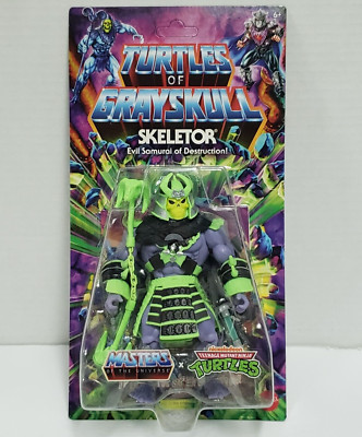 SKELETOR - Turtles of Grayskull Wave 3 Figure MOTU TMNT - NEW / DAMAGED PACKAGE