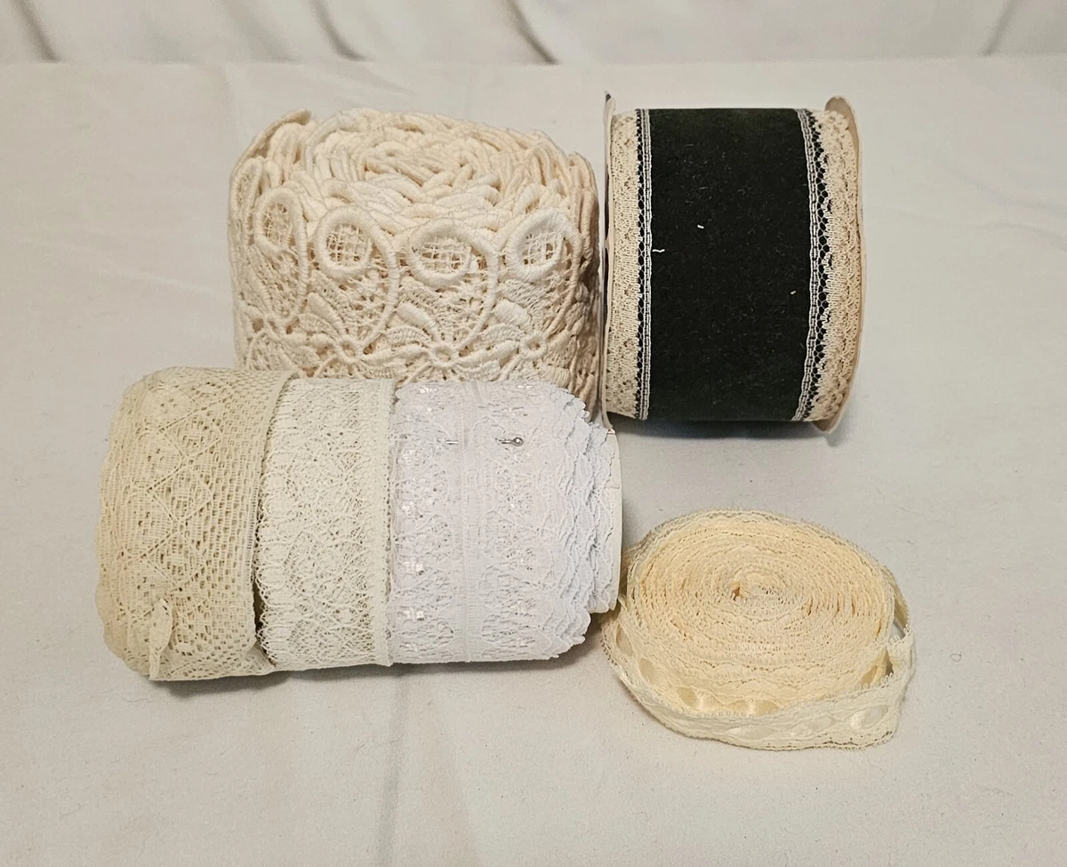 Thick lace ribbon deals