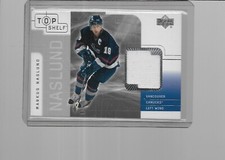 2001-2002 UPPER DECK HOCKEY TOP SHELF MARKUS NASLUND RELIC #TJ-MN