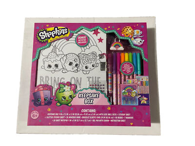 NWT SHOPKINS KEEPSAKE BOX LOCK AND KEY SET CHRISTMAS KIDS GIFT