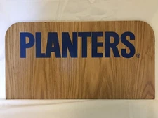PLANTERS PEANUTS MR. PEANUT WOODEN STORE DISPLAY SIGN/ADVERTISEMENT/ADVERTISING
