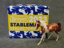 Breyer NEW * Eclat *  MFT Pinto 2023 Club Stablemate Model Horse