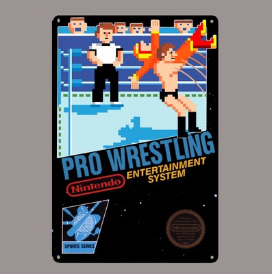 Metal Poster Plate Sign Video Game 