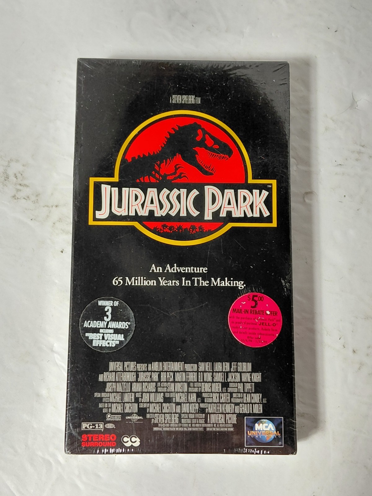 jurassic park 1st print sealed vhs — VHS