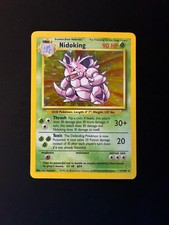 Nidoking Holo Rare Base Set 011/102 MP