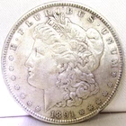 1891 P Morgan Silver Dollar