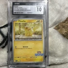 Pokémon Pikachu #214 Illustration Contest Winner CGC 10 Scarlet & Violet Promo