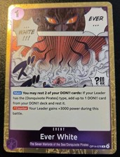 Ever White OP14-076 Foil Rare The Azure Sea's Seven One Piece Card Game