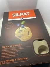 Silpat Original Classic 12 Muffin Mold Flexible Silicon Tray France