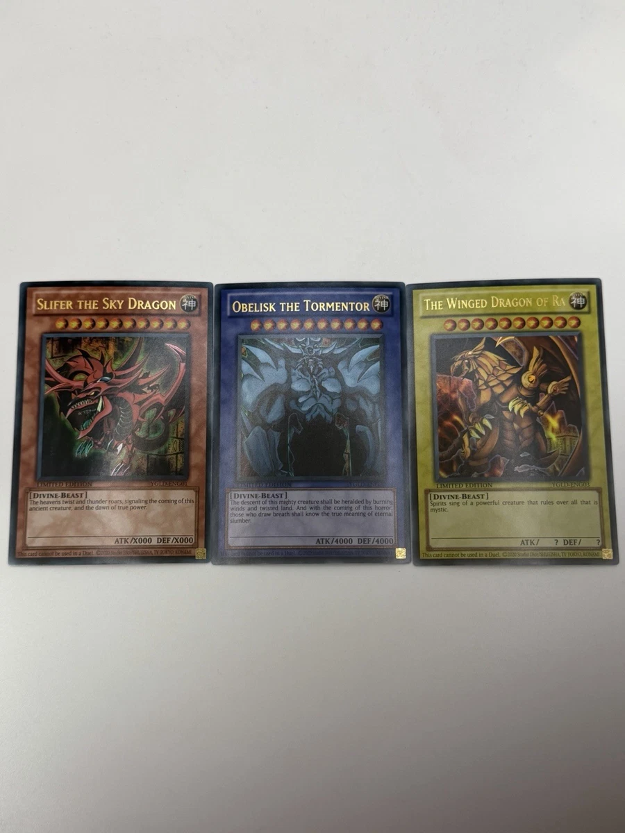 back of yugioh god cards Yu-Gi-Oh! - Obelisk The Tormentor (GBI-002) - American - Limited Edition The Sacred Cards offers hundreds of cards Yu-Gi-Oh Yugi's Legendary Decks Single