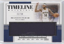 2019-20 Panini National Treasures Timeline Materials 33/99 Brandon Ingram ib1