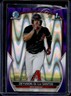2023 Bowman Deyvison De Los Santos Chrome Purple Ray Wave Refractor 1st #/250