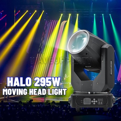 PAIDUN 14R 295W Sharpy Beam Moving Head Light 17Gobo Double Prism Effect DMX512