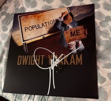 Dwight Yoakam Signed Vinyl Album Population Me