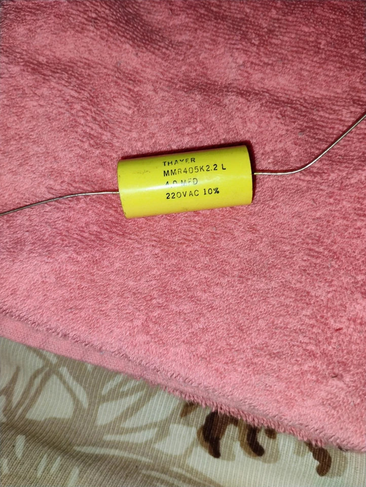 CONDENSADORES A GRANEL BARATOS 220V AC Thayer MMR405K2.2 L Película de Poliéster 4.0MFD  Foto 4 de 4