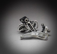 Campagnolo Super Record Derailleur Set / 6 Sp / 1980 / Rear Front Braze Shifter