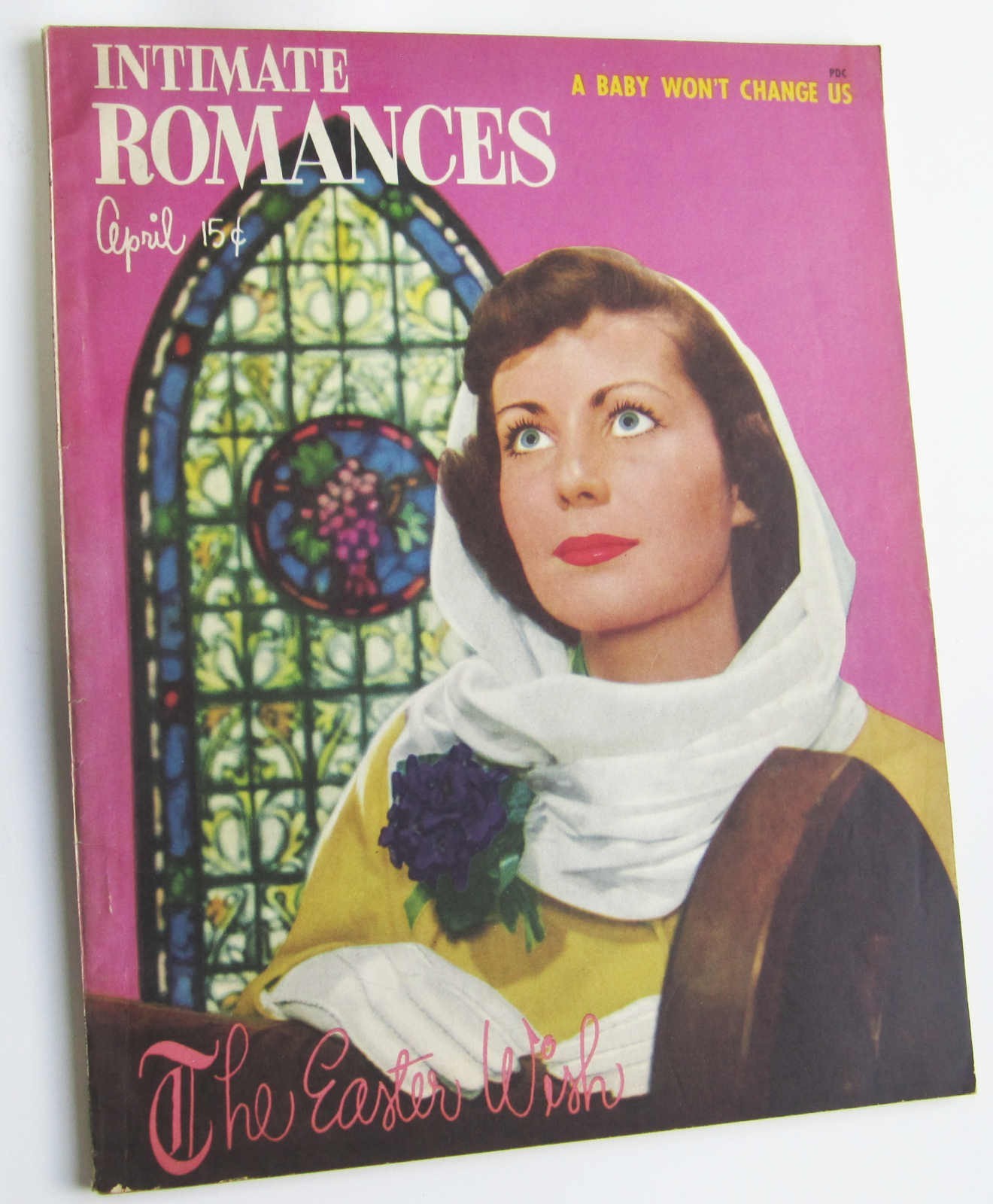 Intimate Romances Pulp Magazine April 1950 Women's Fiction Love Tradwife Fashion