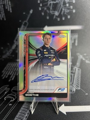 2025 topps chrome formula 1 OLIVER GOETHE Autograph Refractor #CAC-GOE