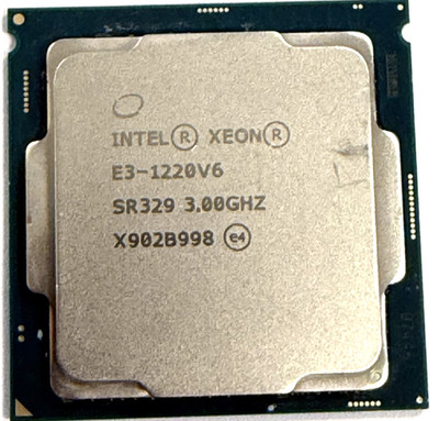 Intel Xeon E3-1220 v6 3.00GHz SR329 Quad-Core CPU - Tested Working