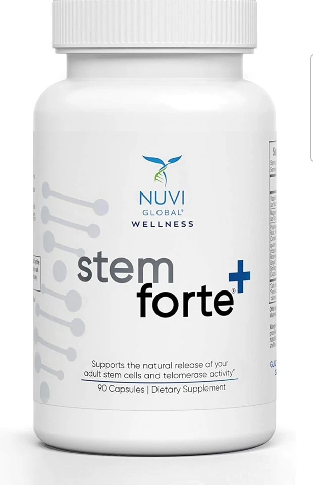 Suplementos de células-tronco e telômeros Stemforte Plus 90 cápsulas novo lacrado - Imagem 2 de 4