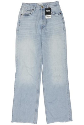 ZARA Jeans Damen Hose Denim Jeanshose Gr. 36 Baumwolle Hellblau #u7p8xr9