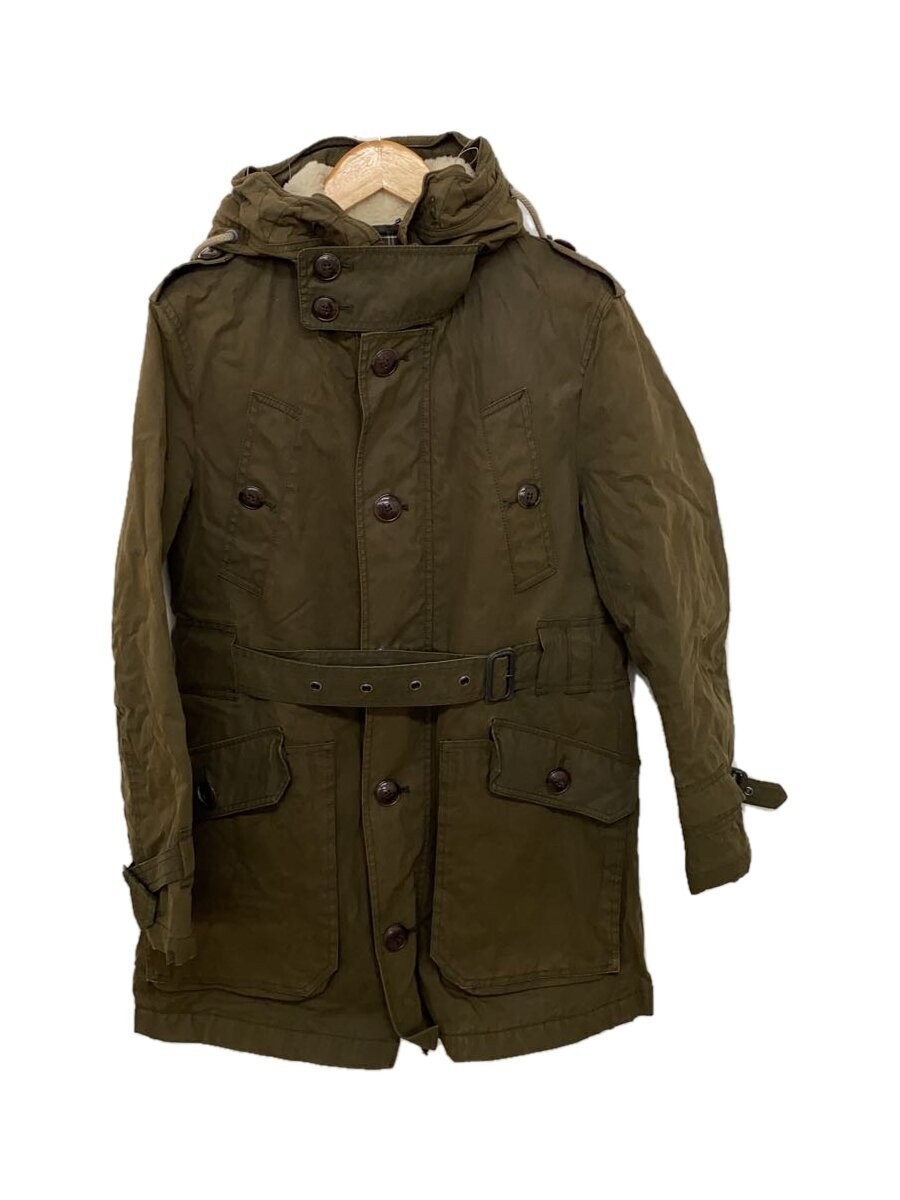 Burberry Black Label Mens Khaki Cotton Coat Size L D1F28-428-78 #EG ZIA
